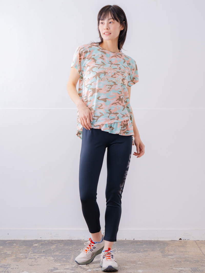 ソフト迷彩 Tシャツ ピンク 1534-1459