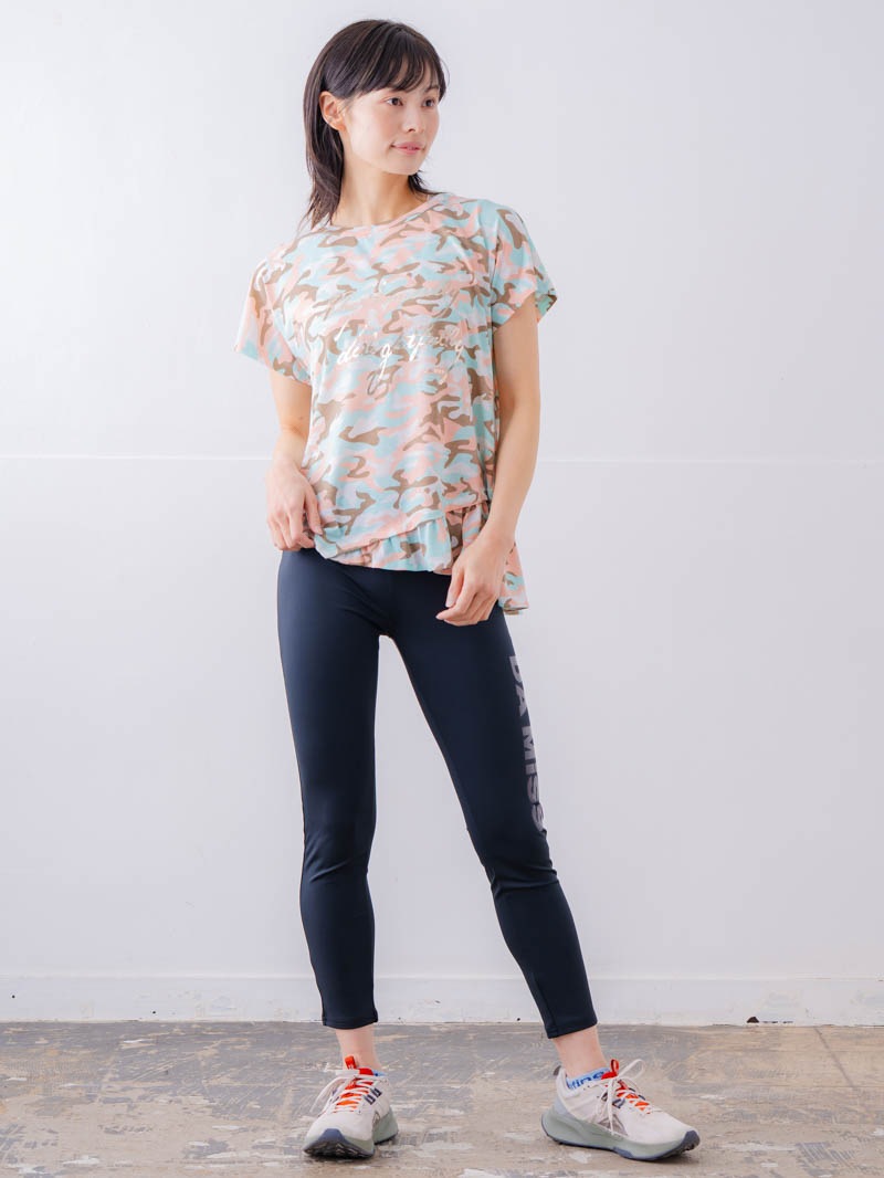 ソフト迷彩 Tシャツ ピンク 1534-1459