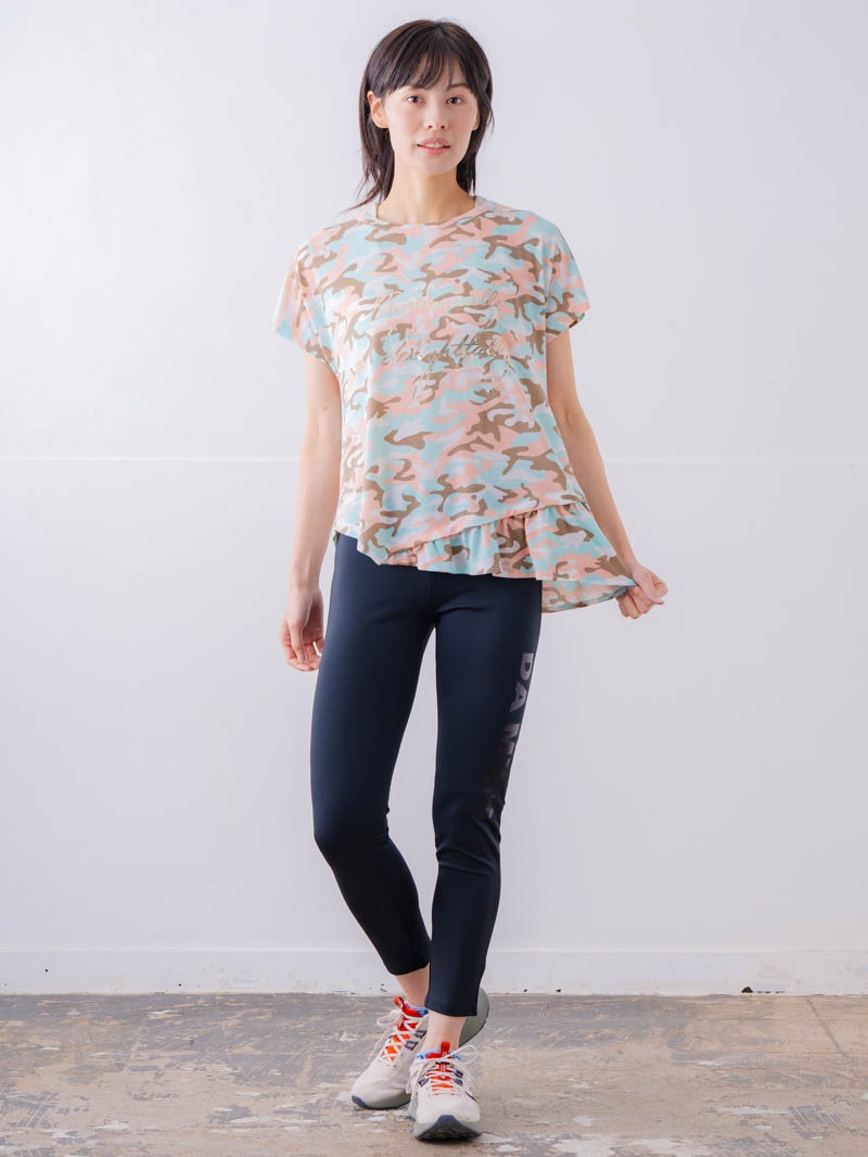 ソフト迷彩 Tシャツ ピンク 1534-1459