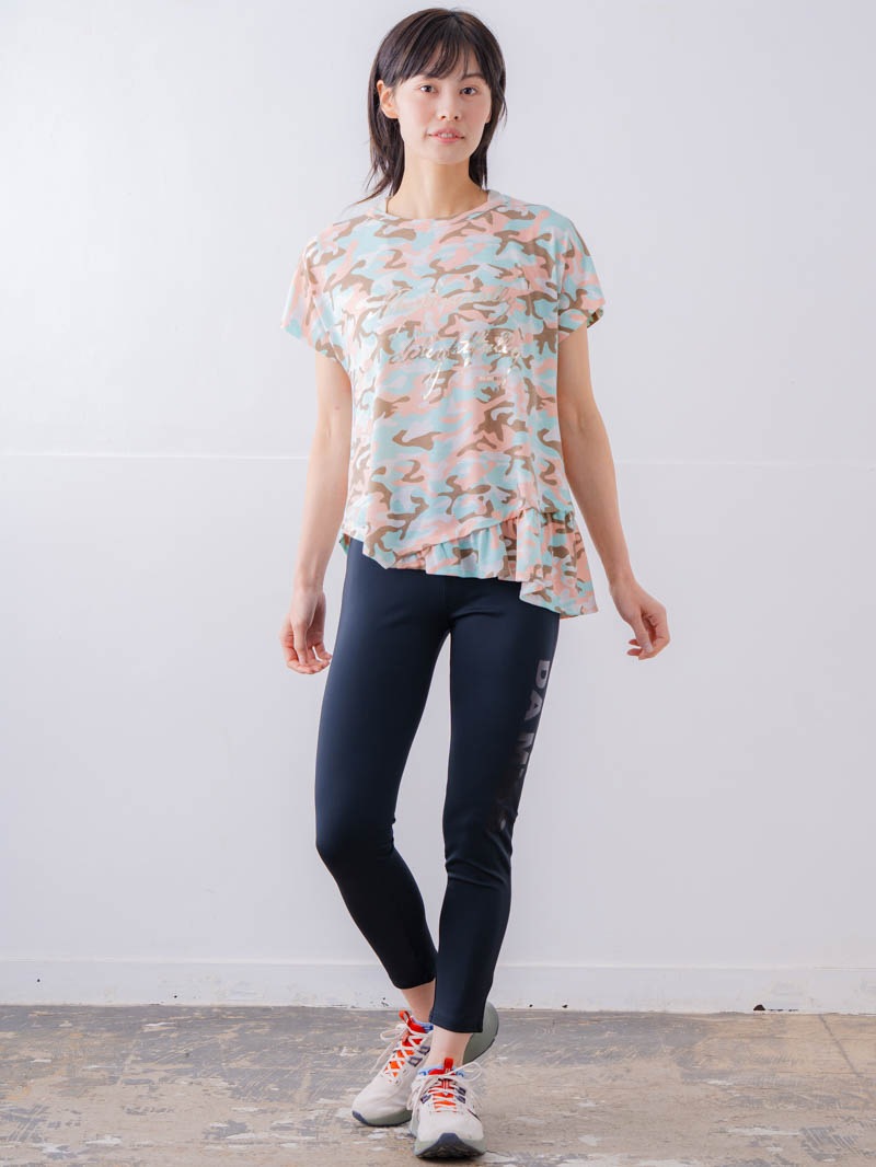 ソフト迷彩 Tシャツ ピンク 1534-1459