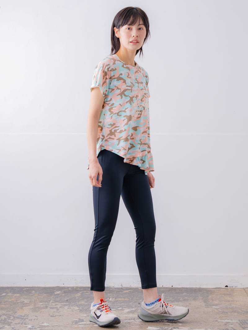 ソフト迷彩 Tシャツ ピンク 1534-1459