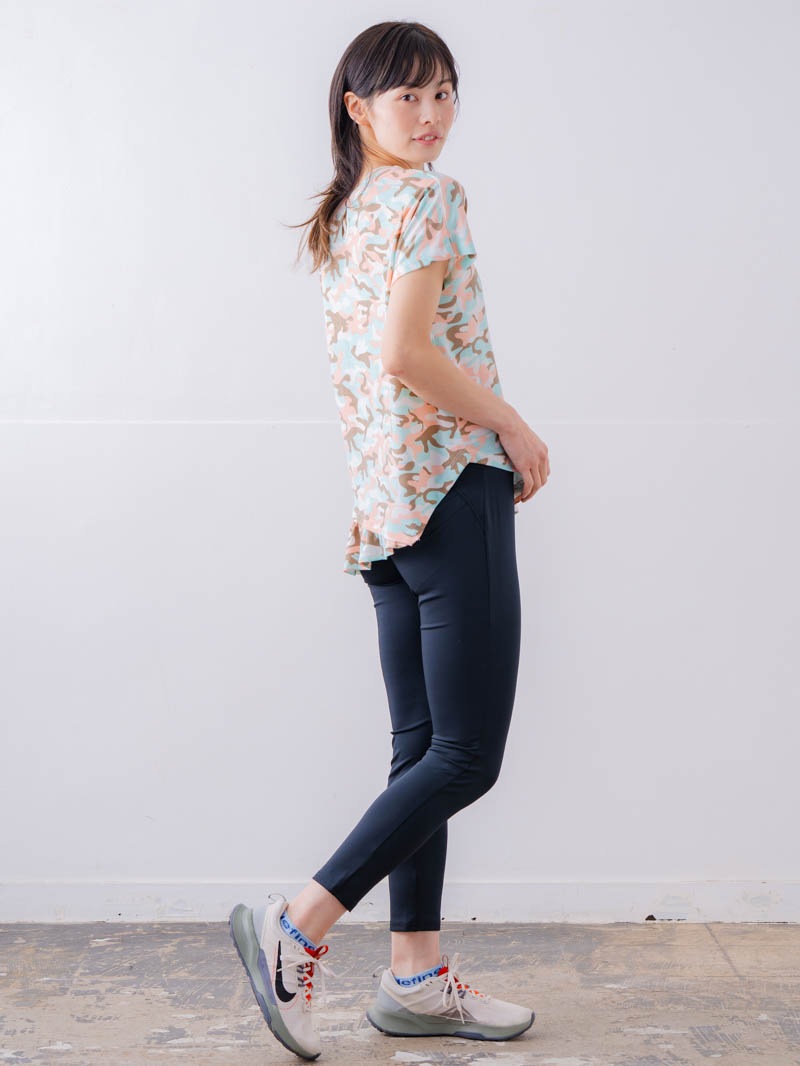 ソフト迷彩 Tシャツ ピンク 1534-1459