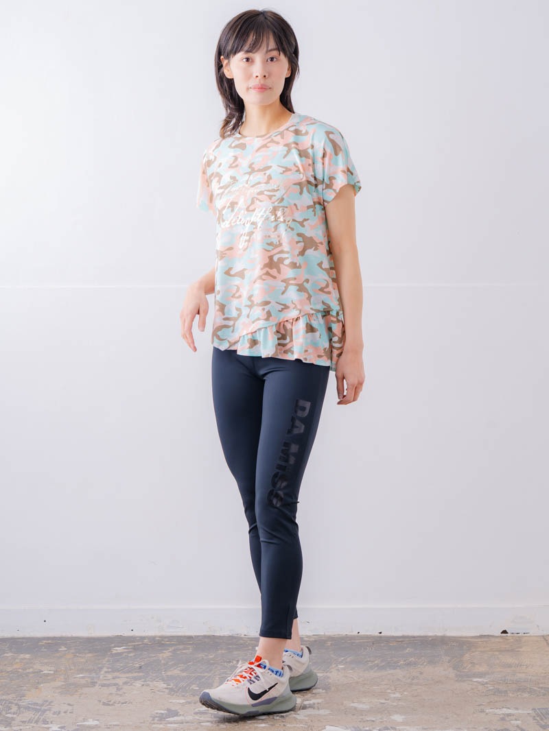 ソフト迷彩 Tシャツ ピンク 1534-1459