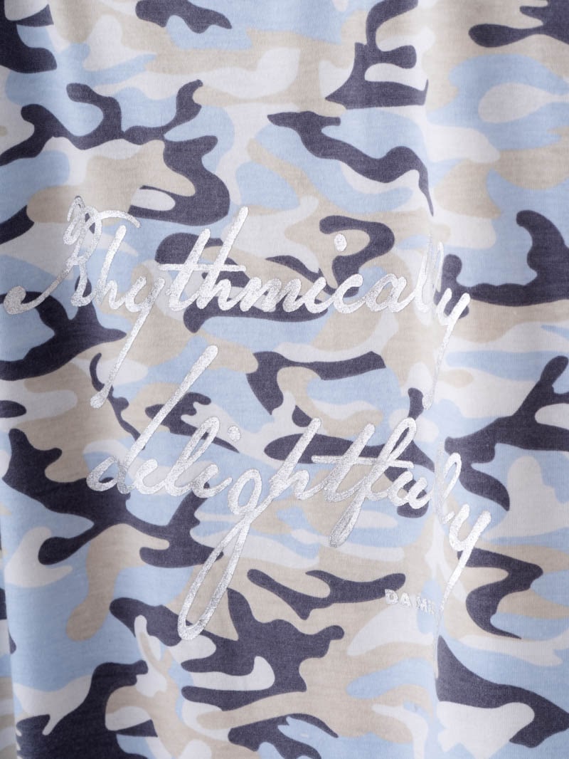 ソフト迷彩 Tシャツ ピンク 1534-1459