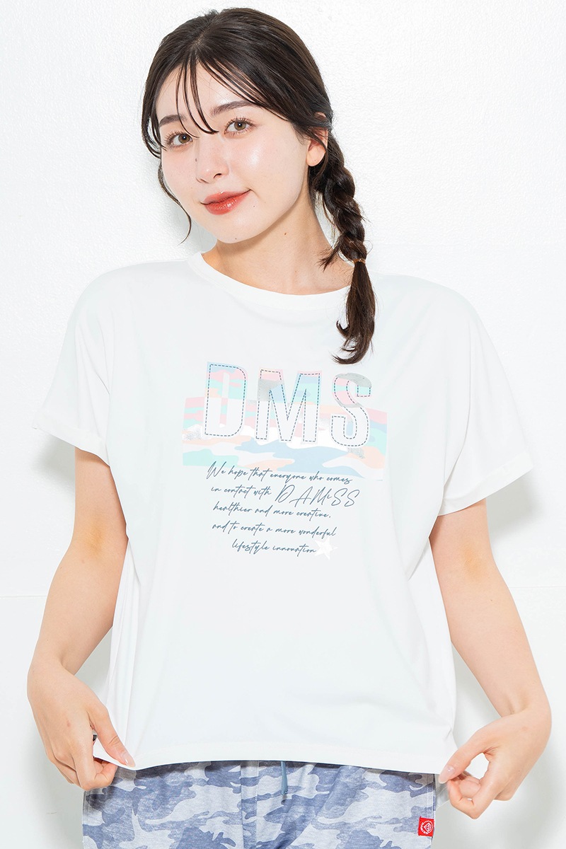 IDA 迷彩ロゴTシャツ 先行割10％OFF】 スイート迷彩ロゴTシャツ ホワイト 1634-1627【6/12