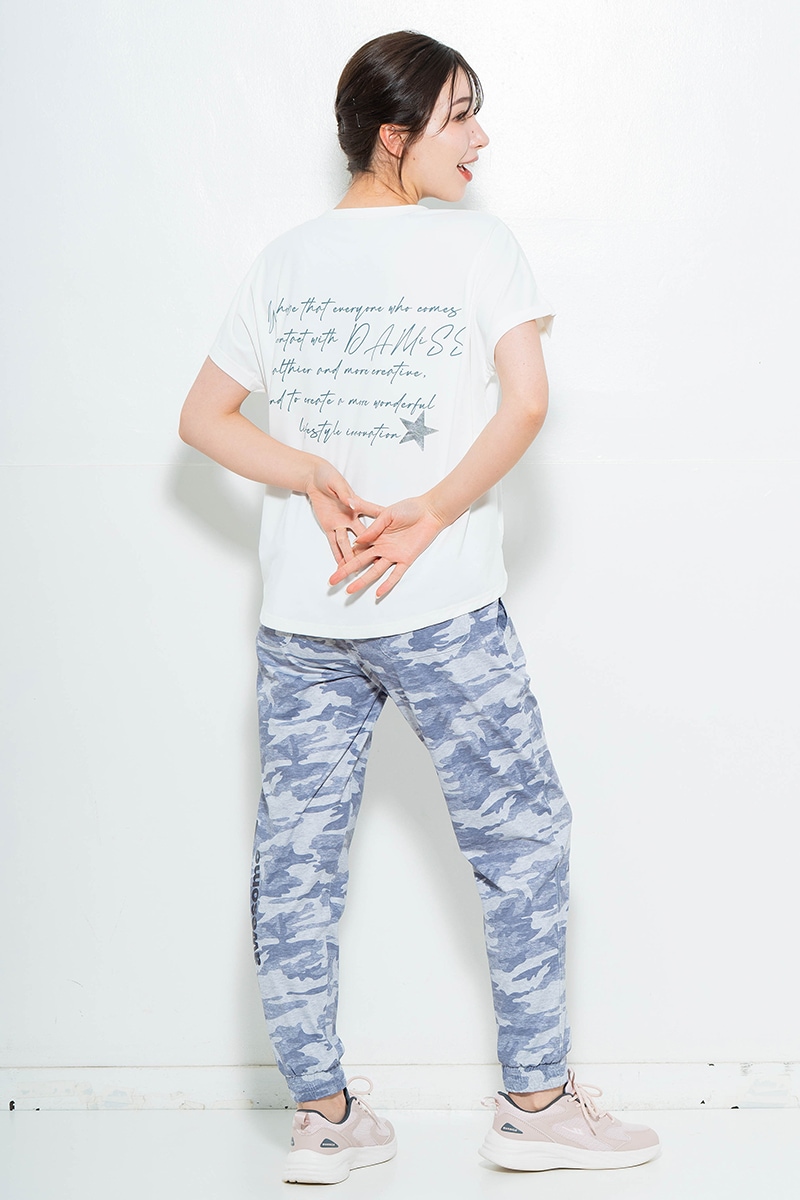 先行割10％OFF】 スイート迷彩ロゴTシャツ ホワイト 1634-1627【6/12