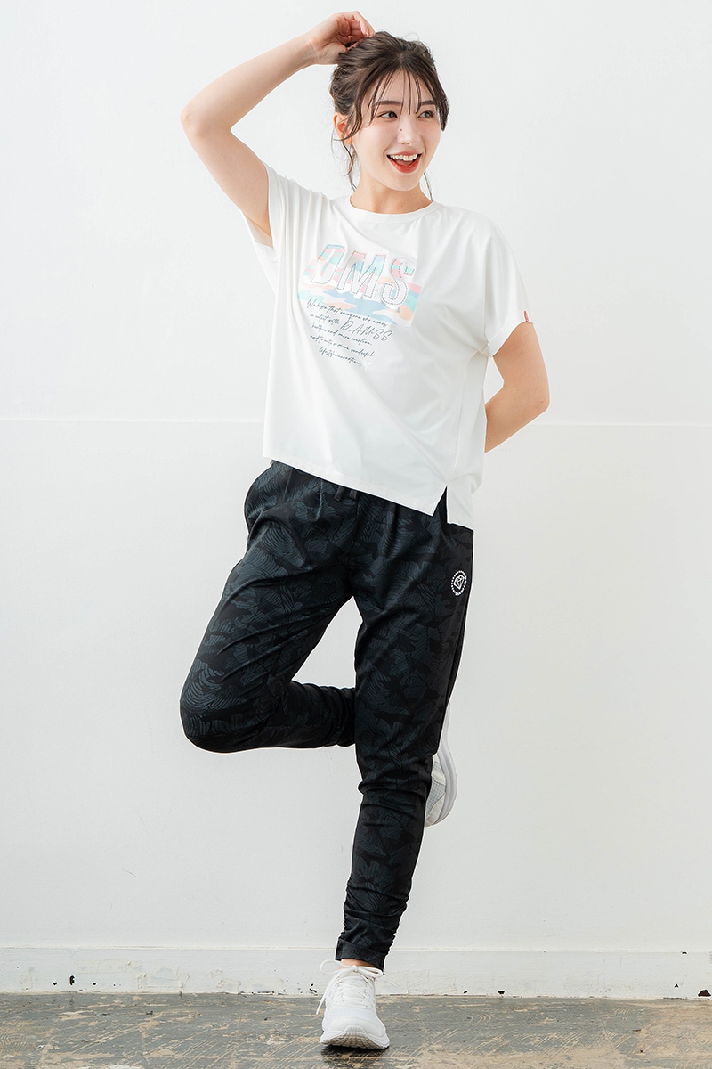 スイート迷彩ロゴTシャツ ホワイト 1634-1627