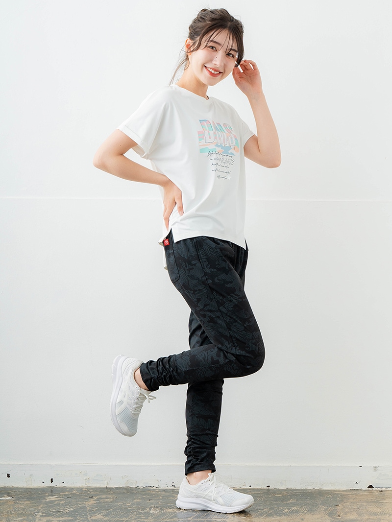 スイート迷彩ロゴTシャツ ホワイト 1634-1627