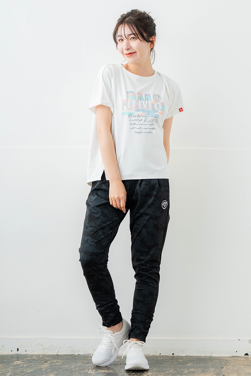 スイート迷彩ロゴTシャツ ホワイト 1634-1627