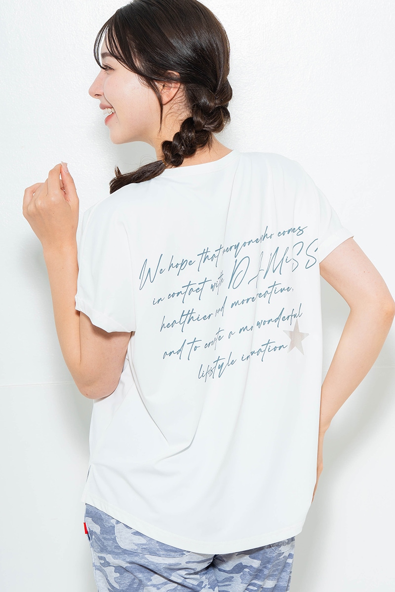 先行割10％OFF】 スイート迷彩ロゴTシャツ ホワイト 1634-1627【6/12