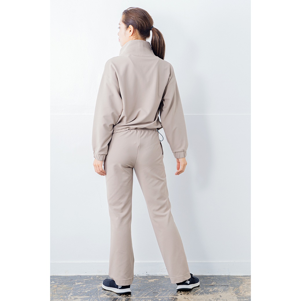 ラインストーンポイントブルゾン ベージュ 1335-1213