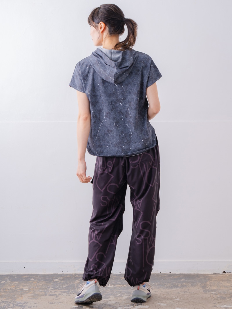 ダメージフード Tシャツ ブラック 1534-1461