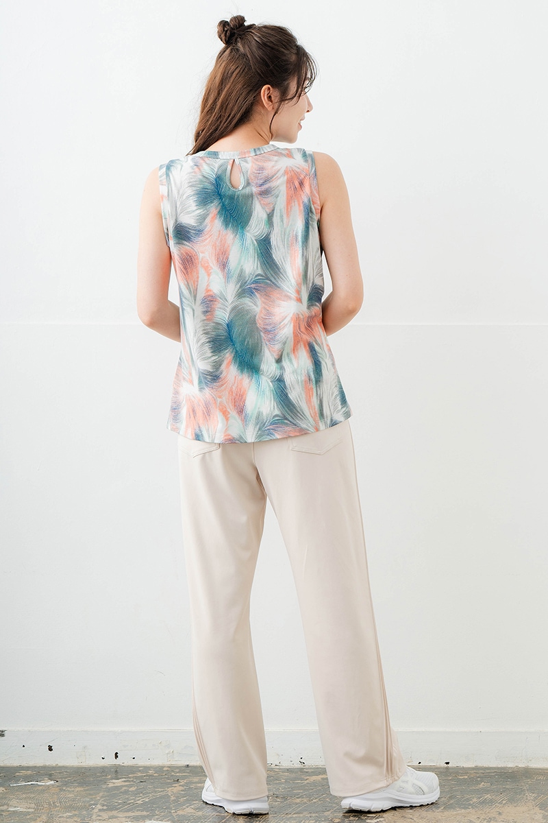 【先行割10%OFF】 ハイウエストタックパンツ アイボリー 5632-1628【6/12まで】