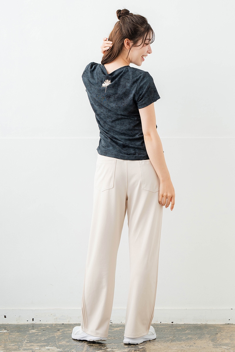 【先行割10%OFF】 ハイウエストタックパンツ アイボリー 5632-1628【6/12まで】