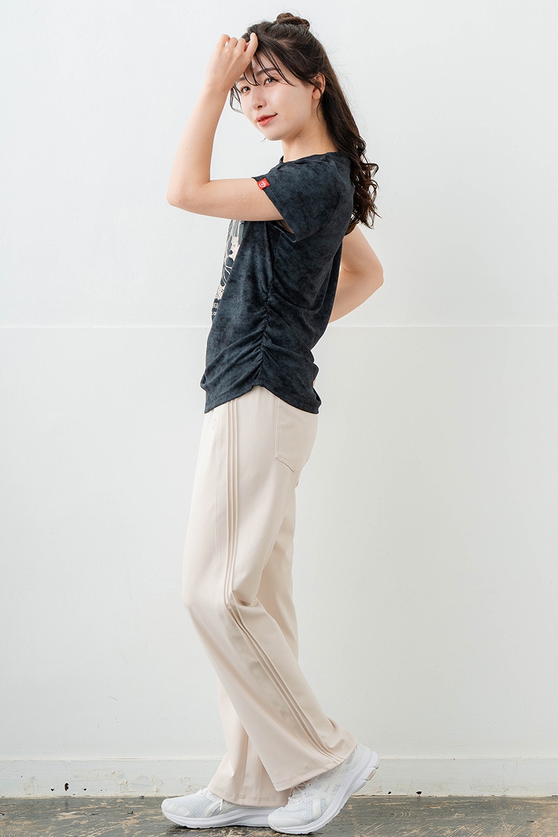 【先行割10%OFF】 ハイウエストタックパンツ アイボリー 5632-1628【6/12まで】