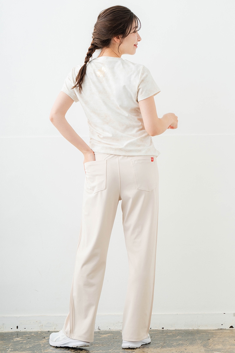 【先行割10%OFF】 ハイウエストタックパンツ アイボリー 5632-1628【6/12まで】