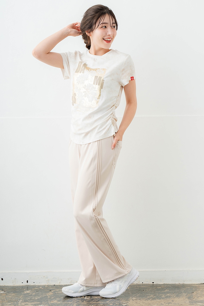 【先行割10%OFF】 ハイウエストタックパンツ アイボリー 5632-1628【6/12まで】