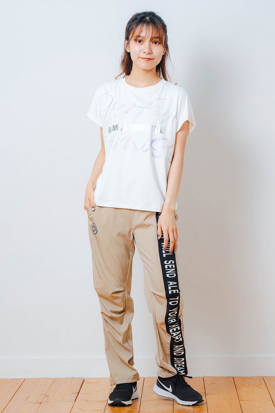 Airy スタンダード パンツ ベージュ 1532-1445