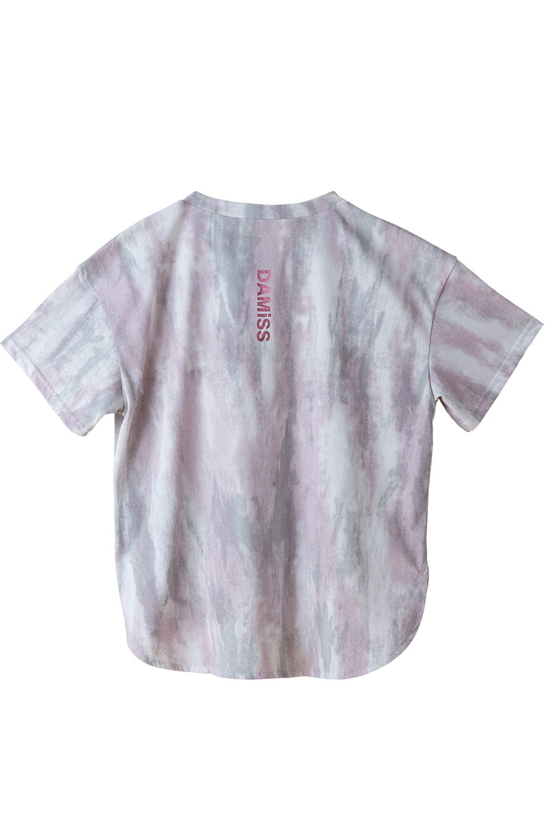 シャドープリント Tシャツ ピンク 1534-1447