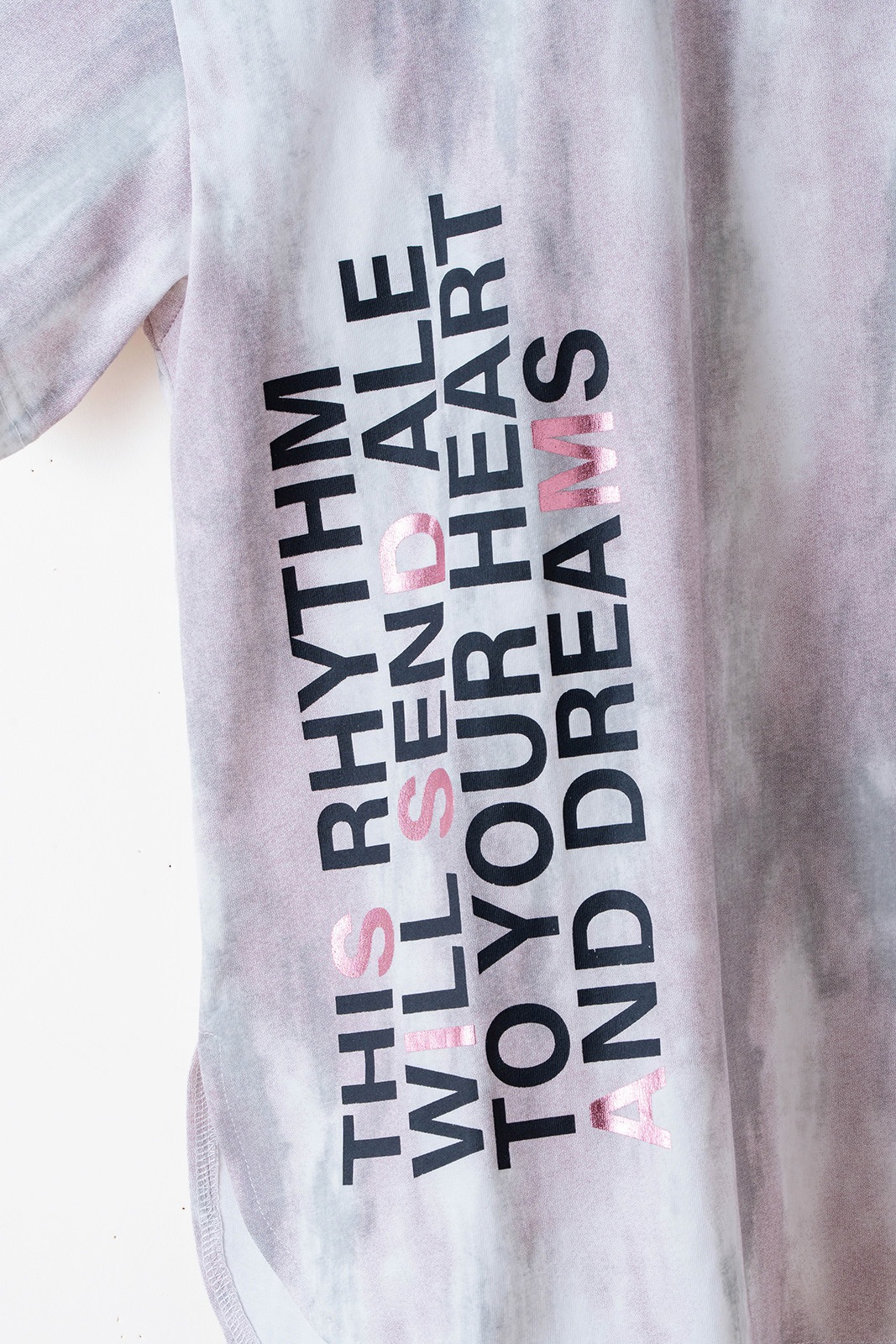 シャドープリント Tシャツ ピンク 1534-1447