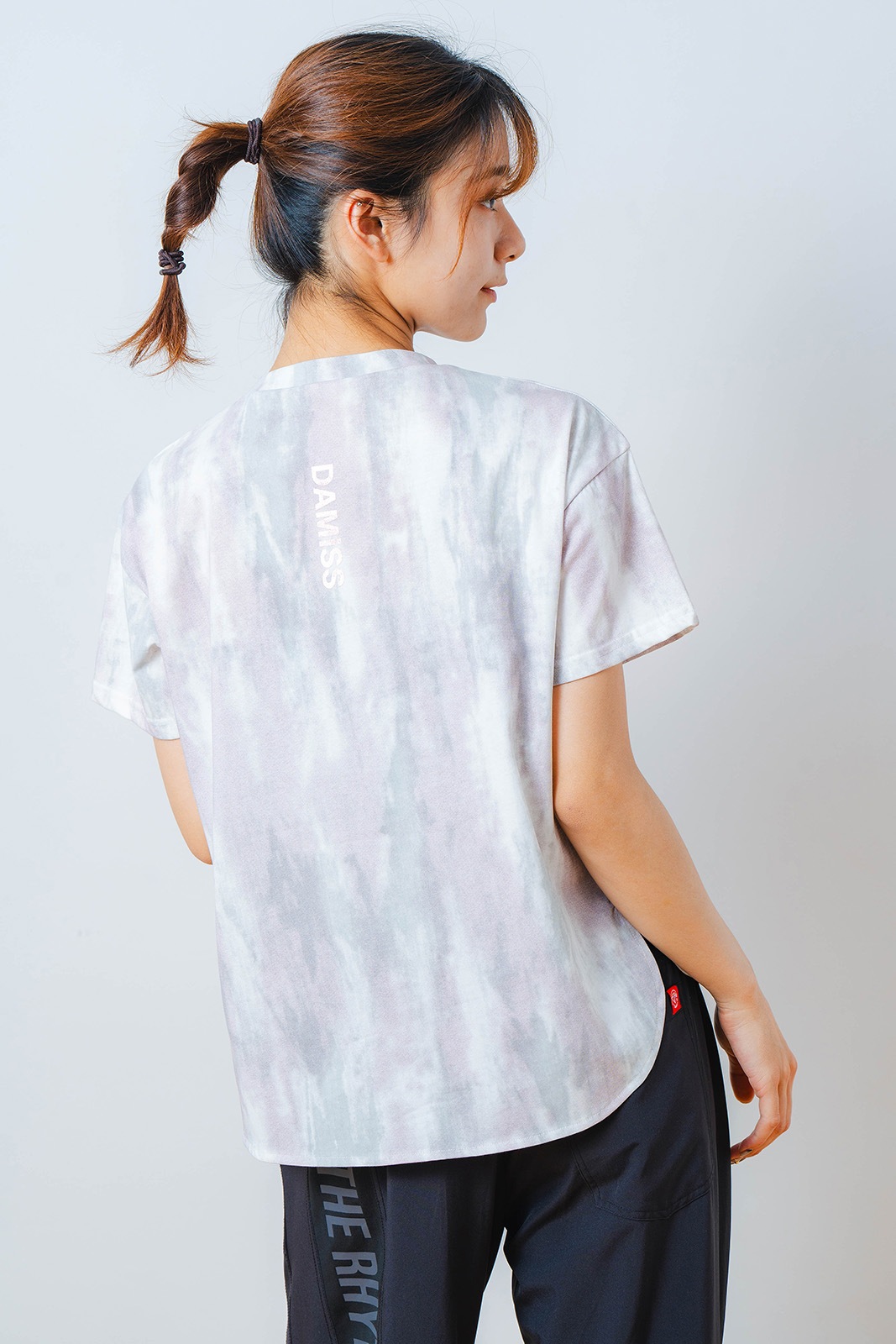 シャドープリント Tシャツ ピンク 1534-1447