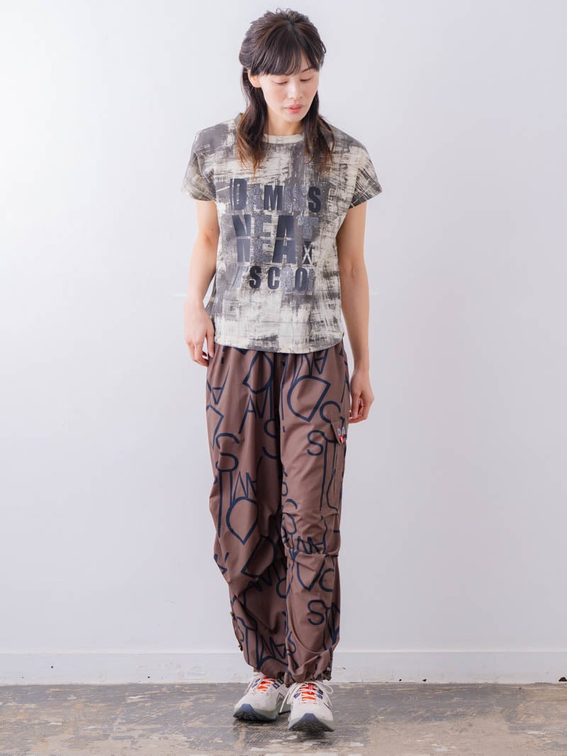 ブロックフォームロゴ Ｔシャツ ホワイト 1534-1617