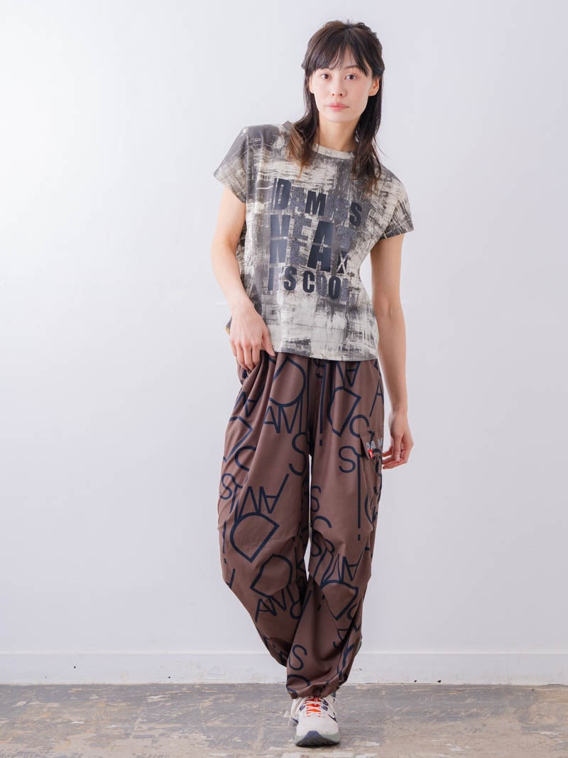 ブロックフォームロゴ Ｔシャツ ホワイト 1534-1617