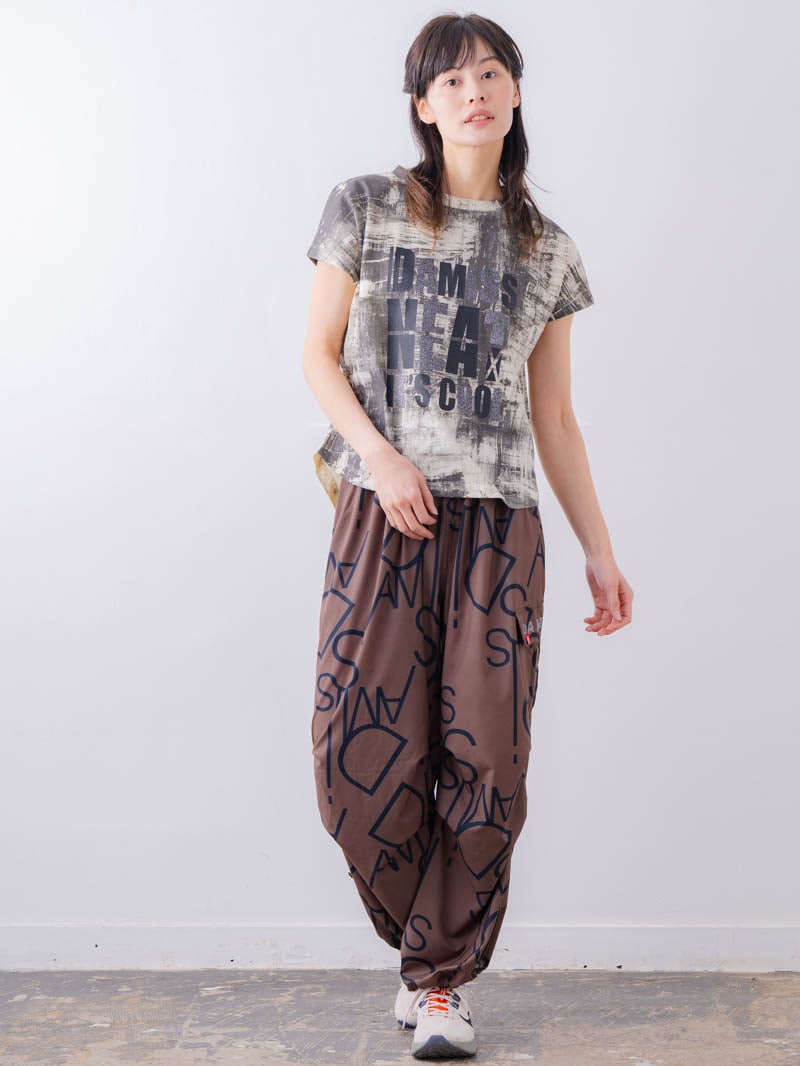 ブロックフォームロゴ Ｔシャツ ホワイト 1534-1617