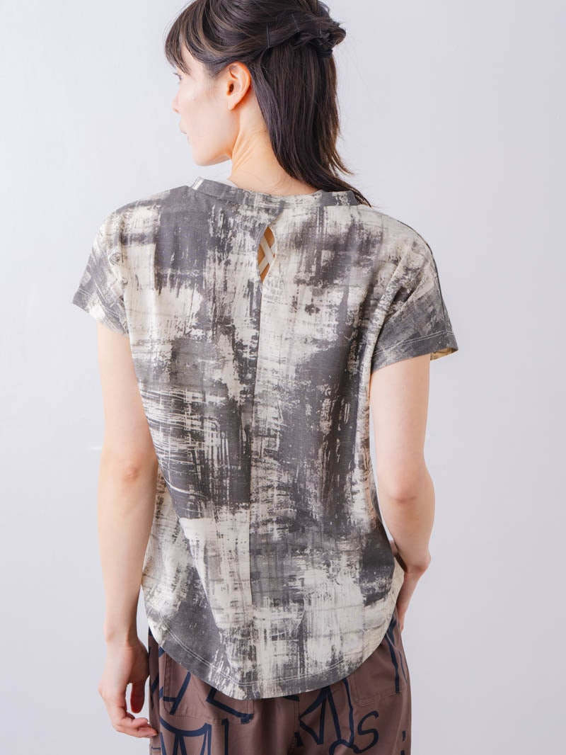 ブロックフォームロゴ Ｔシャツ ホワイト 1534-1617