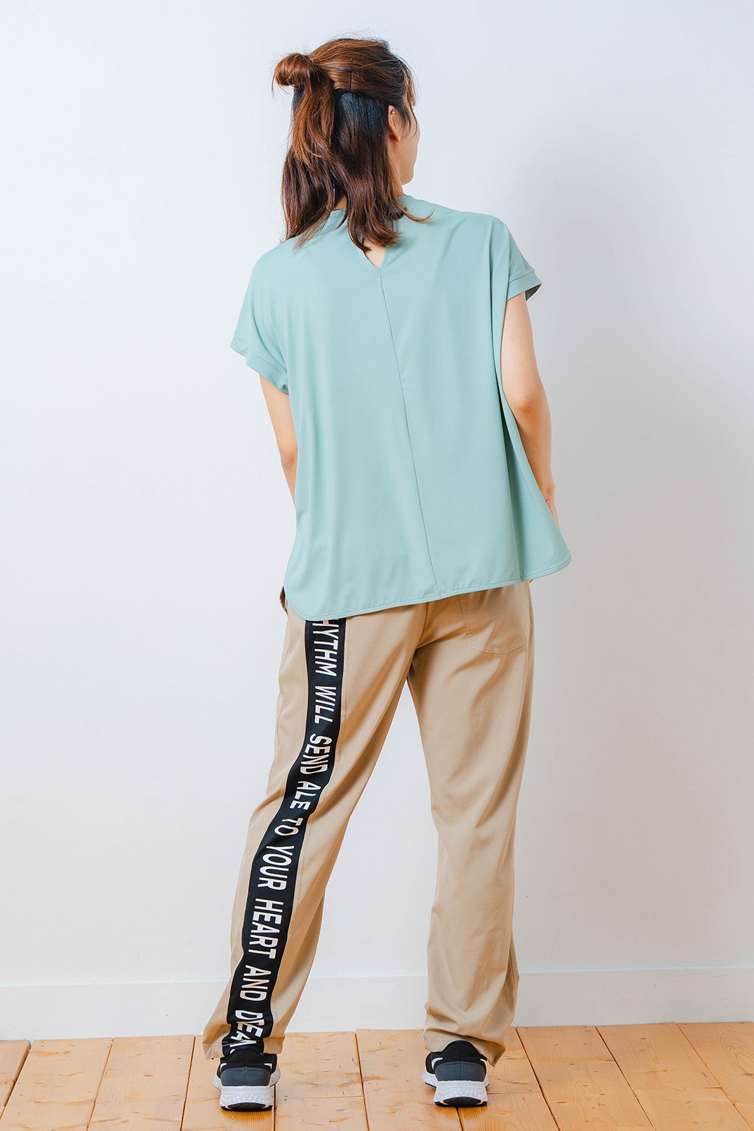 ペインティング Tシャツ   ミント 1534-1448 