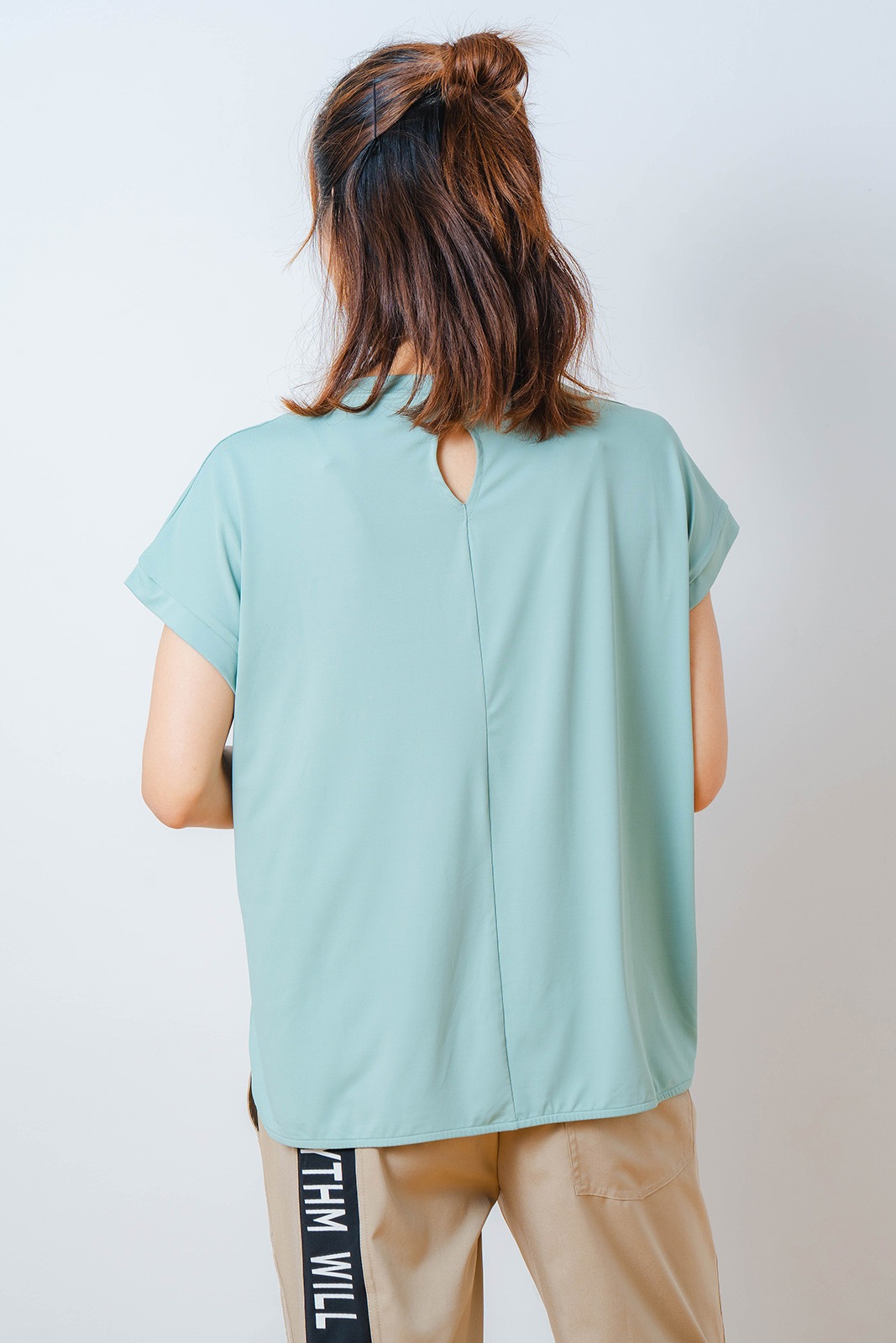 ペインティング Tシャツ   ミント 1534-1448 