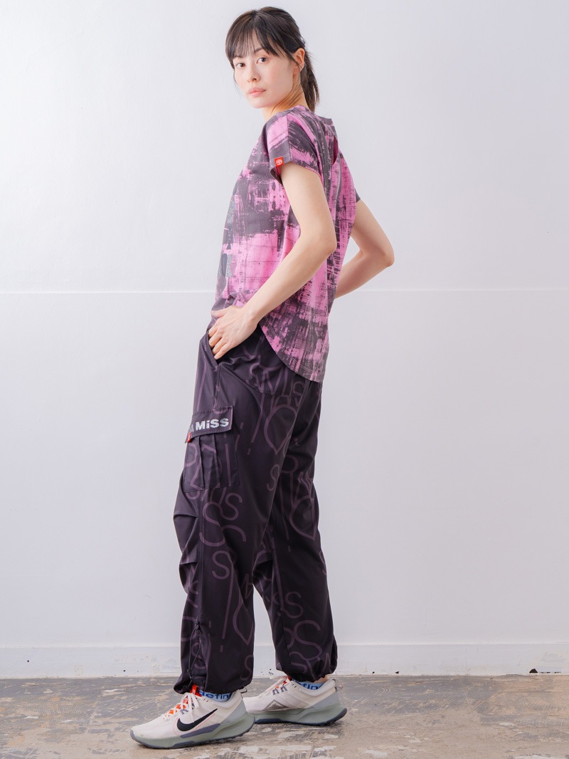 ブロックフォームロゴ Ｔシャツ ピンク 1534-1617