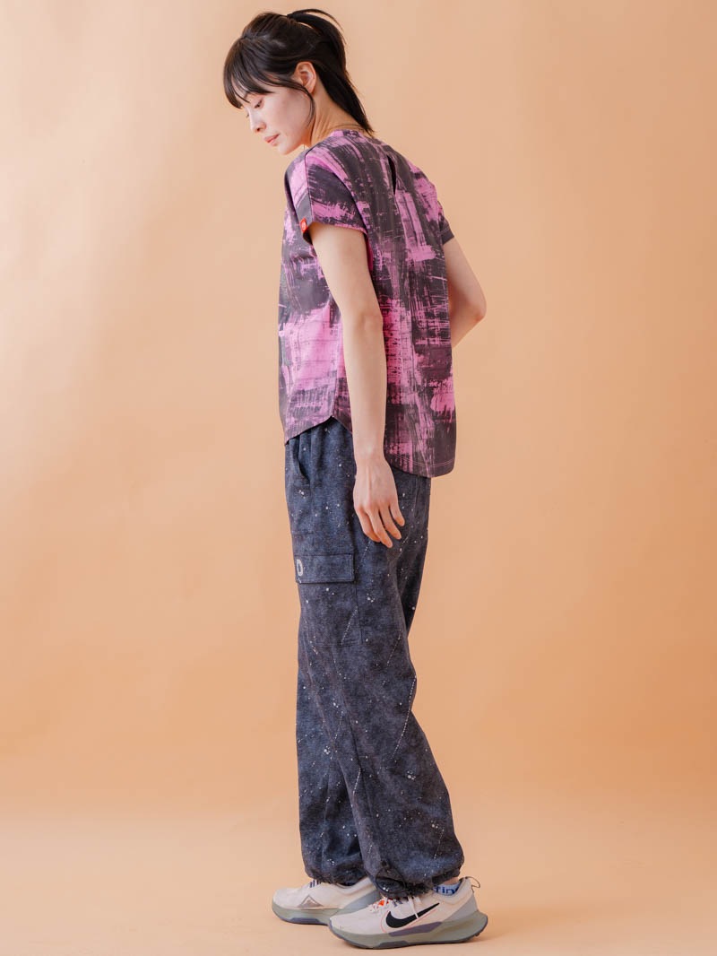 ブロックフォームロゴ Ｔシャツ ピンク 1534-1617