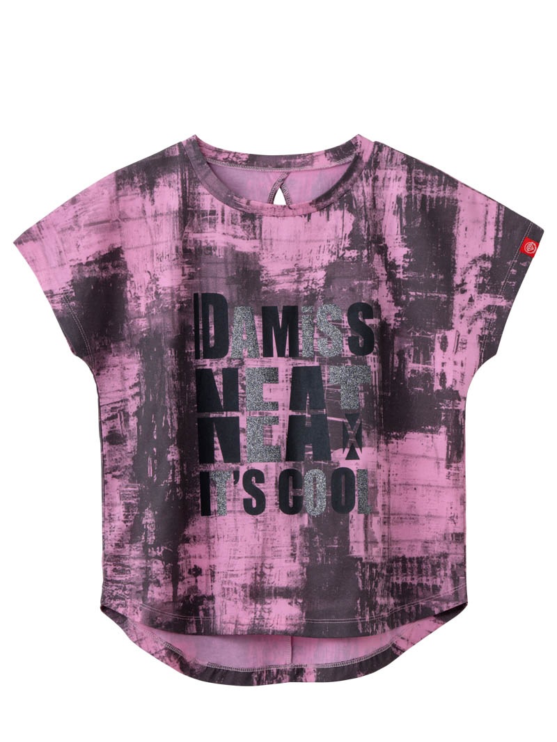 ブロックフォームロゴ Ｔシャツ ピンク 1534-1617