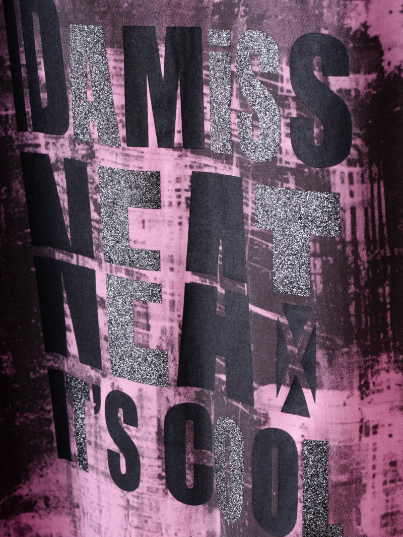 ブロックフォームロゴ Ｔシャツ ピンク 1534-1617