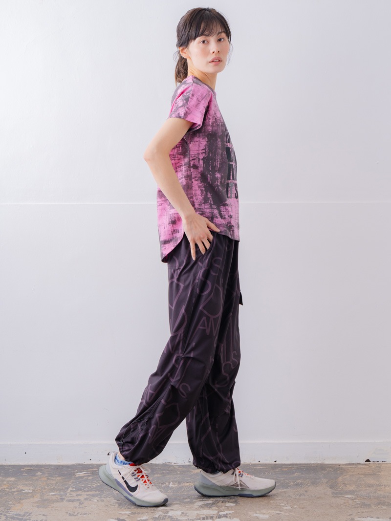 ブロックフォームロゴ Ｔシャツ ピンク 1534-1617