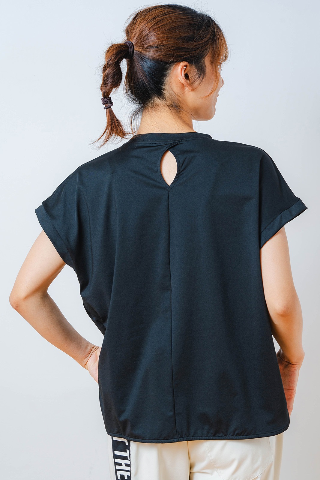 ペインティング Tシャツ ブラック 1534-1448