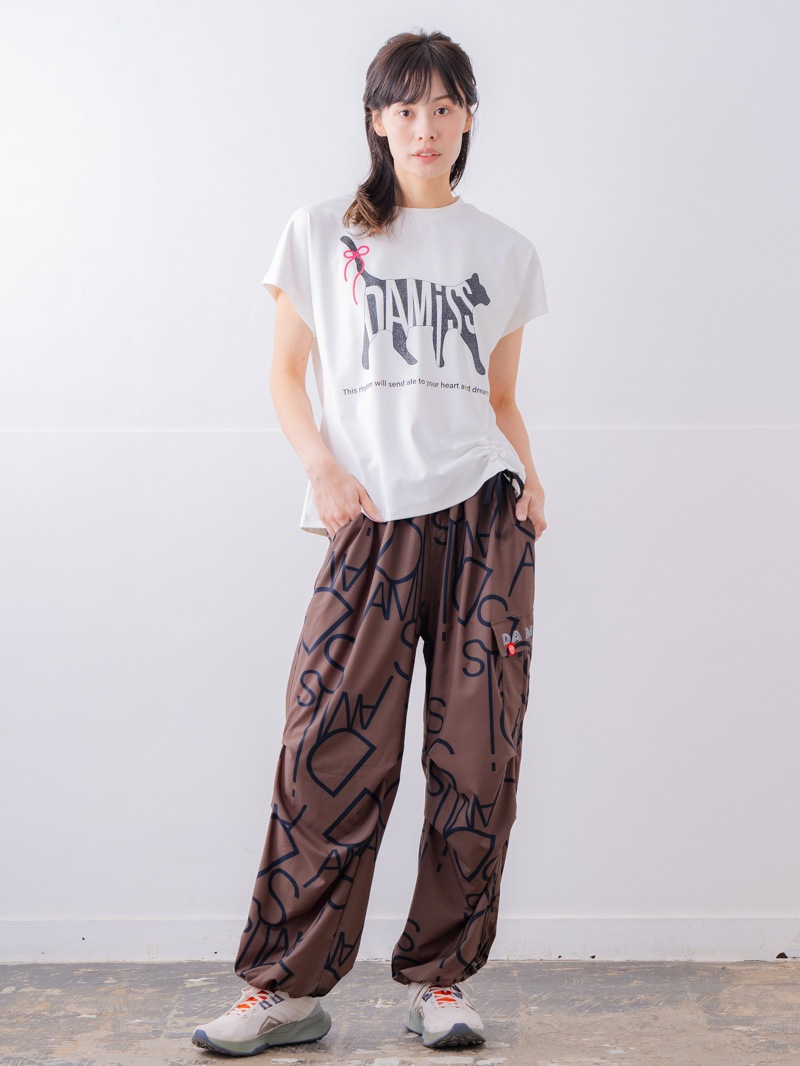 キャットテクスチャ Ｔシャツ ホワイト 1534-1619