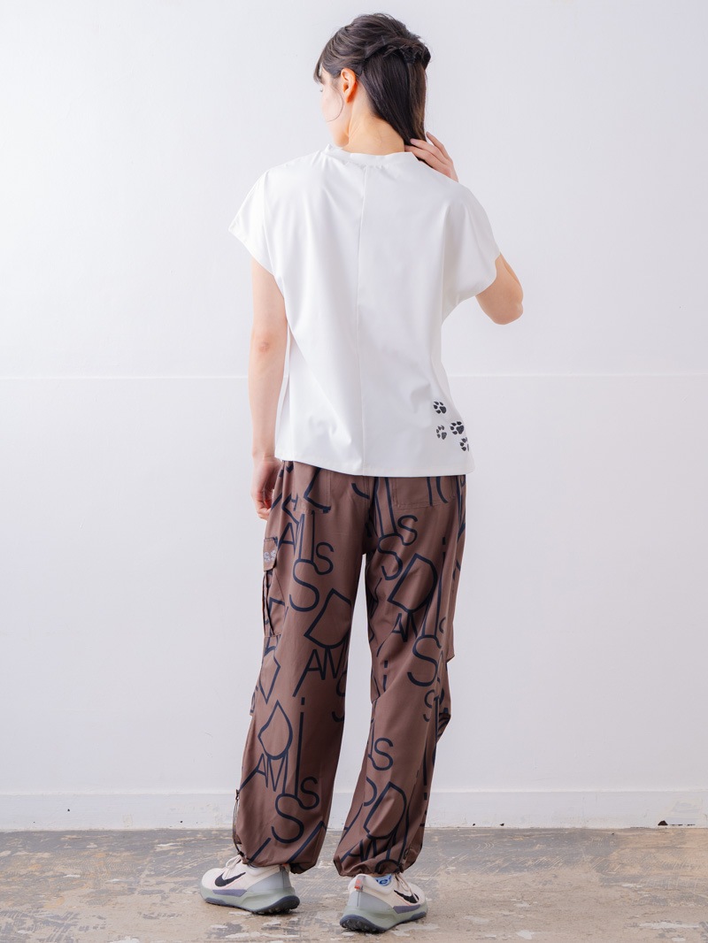 キャットテクスチャ Ｔシャツ ホワイト 1534-1619