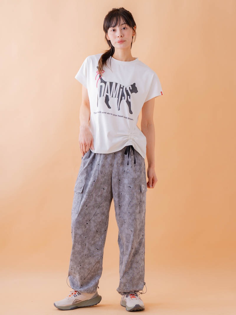 キャットテクスチャ Ｔシャツ ホワイト 1534-1619