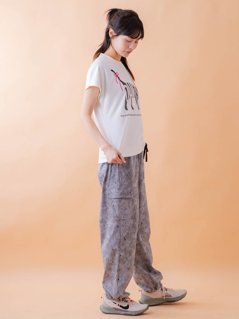 キャットテクスチャ Ｔシャツ ホワイト 1534-1619