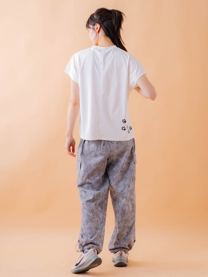 キャットテクスチャ Ｔシャツ ホワイト 1534-1619