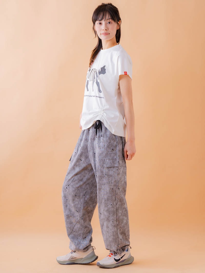 キャットテクスチャ Ｔシャツ ホワイト 1534-1619