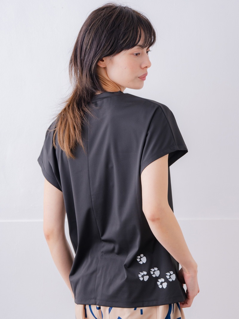 キャットテクスチャ Ｔシャツ ブラック 1534-1619