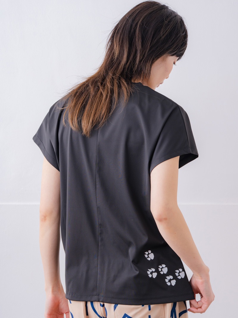 キャットテクスチャ Ｔシャツ ブラック 1534-1619