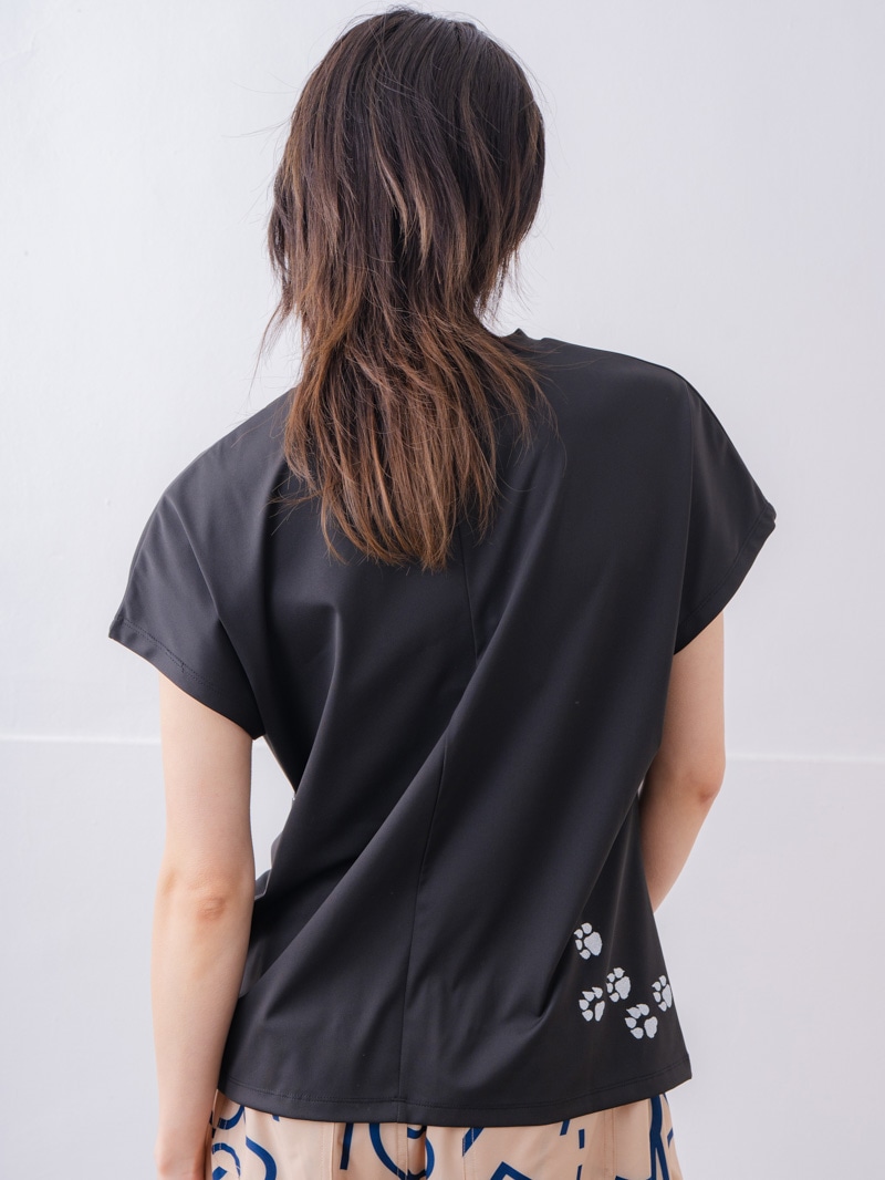 キャットテクスチャ Ｔシャツ ブラック 1534-1619