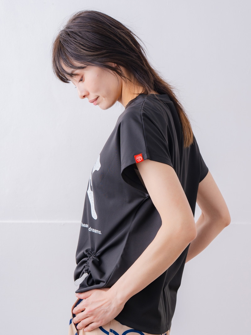 キャットテクスチャ Ｔシャツ ブラック 1534-1619