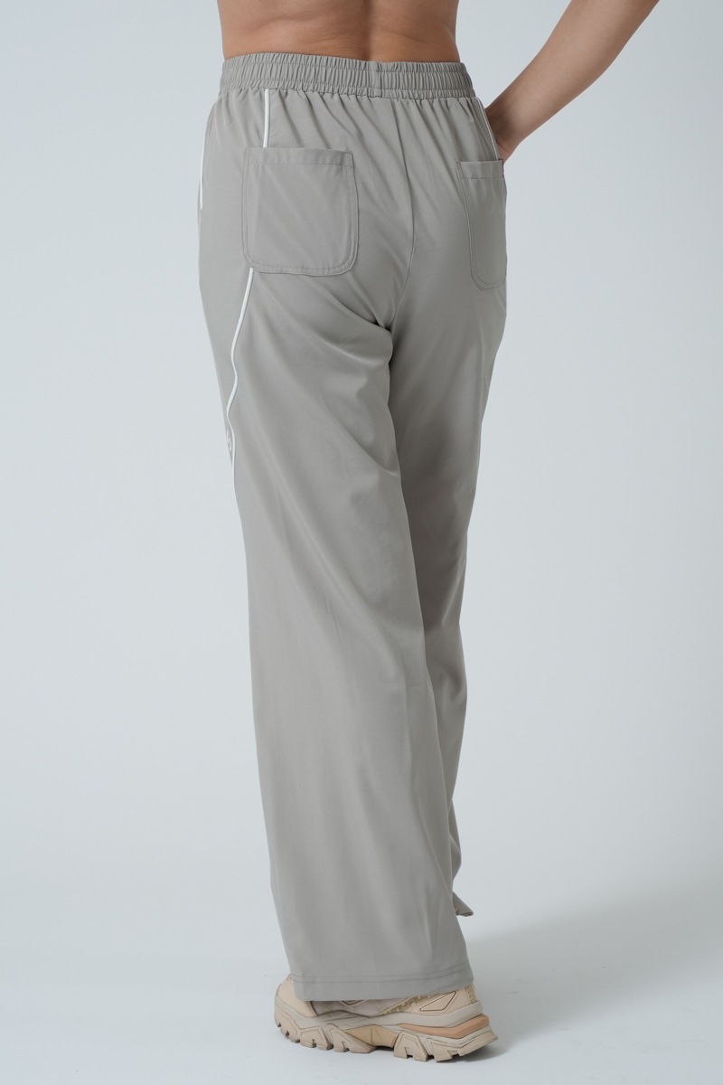 パイピングロングパンツ　ベージュ　1432-1417