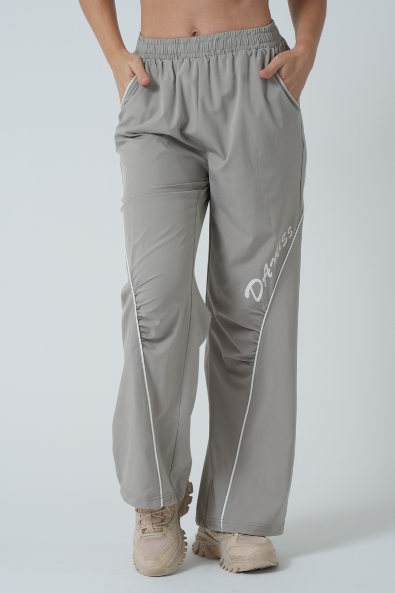 パイピングロングパンツ　ベージュ　1432-1417