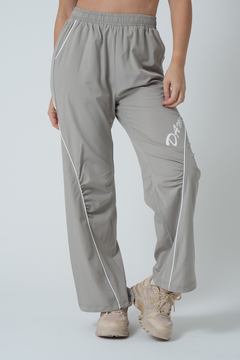 パイピングロングパンツ　ベージュ　1432-1417